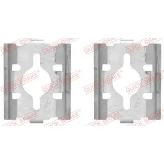 Kit d'accessoires, plaquette de frein à disque QUICK BRAKE 109-1600