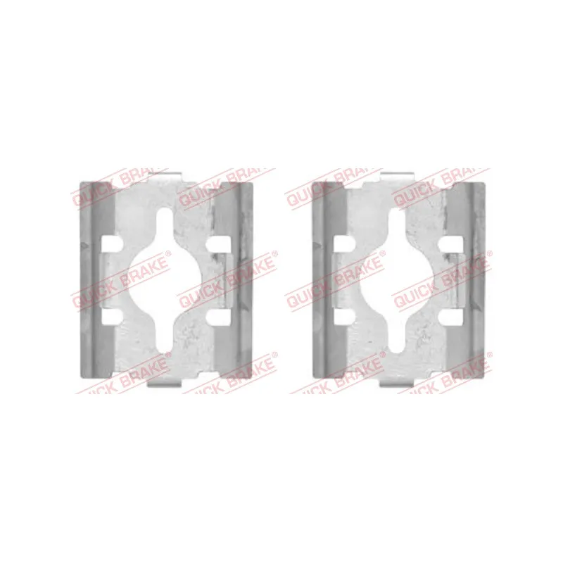 Kit d'accessoires, plaquette de frein à disque QUICK BRAKE 109-1600