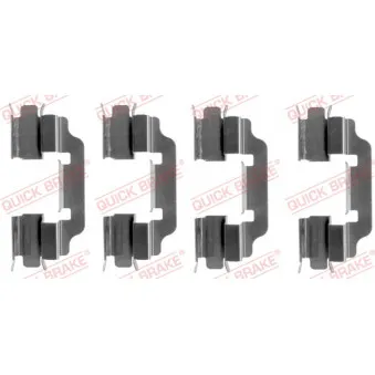 Kit d'accessoires, plaquette de frein à disque QUICK BRAKE 109-1601