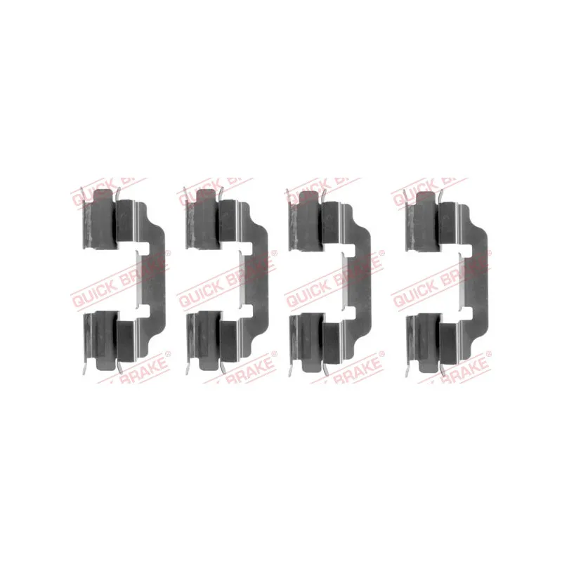 Kit d'accessoires, plaquette de frein à disque QUICK BRAKE 109-1601