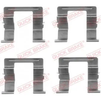 Kit d'accessoires, plaquette de frein à disque QUICK BRAKE 109-1605