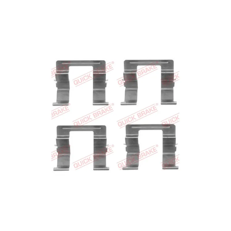 Kit d'accessoires, plaquette de frein à disque QUICK BRAKE 109-1605