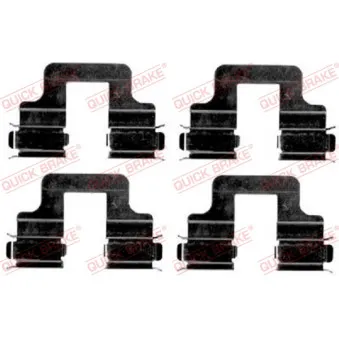 Kit d'accessoires, plaquette de frein à disque QUICK BRAKE 109-1606
