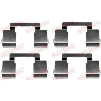 Kit d'accessoires, plaquette de frein à disque QUICK BRAKE 109-1609