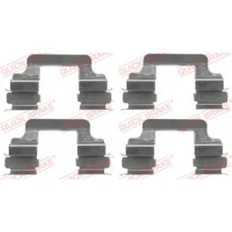Kit d'accessoires, plaquette de frein à disque QUICK BRAKE 109-1610