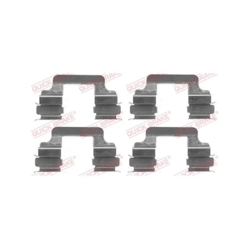 Kit d'accessoires, plaquette de frein à disque QUICK BRAKE 109-1610