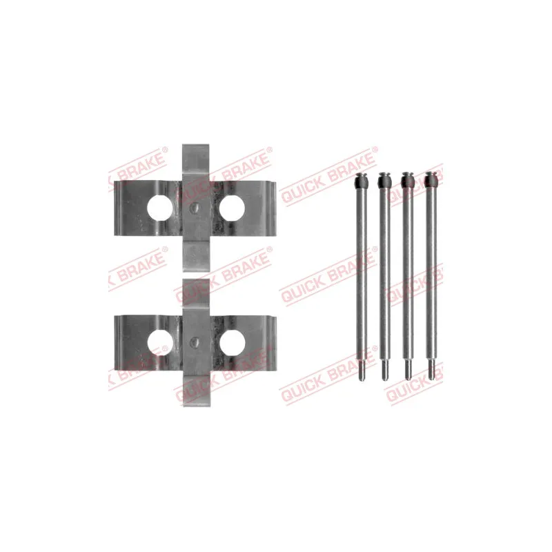 Kit d'accessoires, plaquette de frein à disque QUICK BRAKE 109-1611