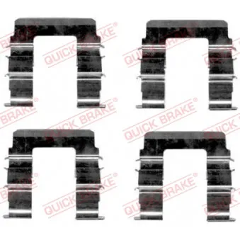 Kit d'accessoires, plaquette de frein à disque QUICK BRAKE 109-1615