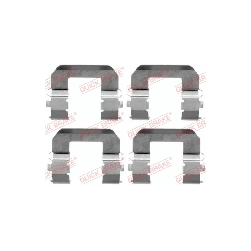 Kit d'accessoires, plaquette de frein à disque QUICK BRAKE 109-1617