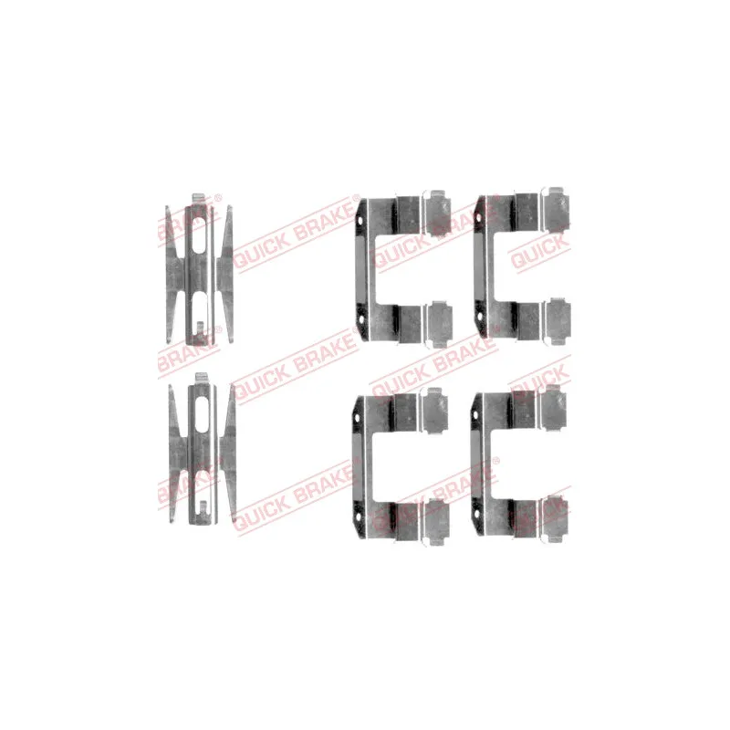 Kit d'accessoires, plaquette de frein à disque QUICK BRAKE 109-1618