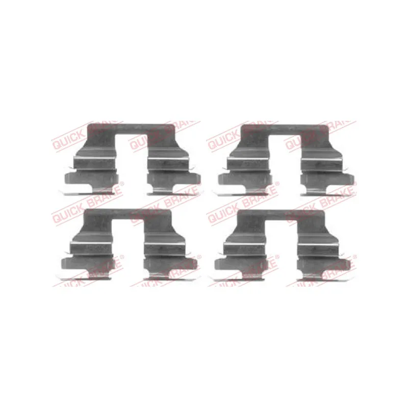 Kit d'accessoires, plaquette de frein à disque QUICK BRAKE 109-1619