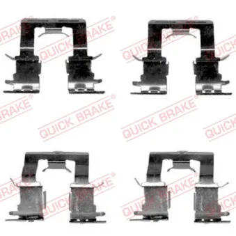 Kit d'accessoires, plaquette de frein à disque QUICK BRAKE 109-1620
