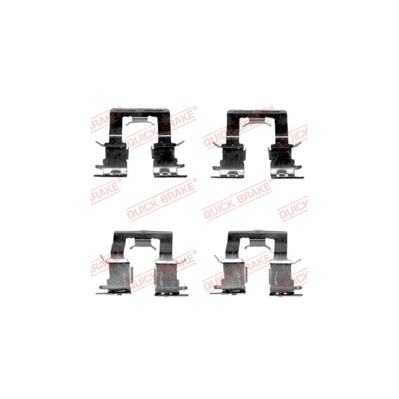 Kit d'accessoires, plaquette de frein à disque QUICK BRAKE 109-1620