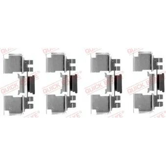 Kit d'accessoires, plaquette de frein à disque QUICK BRAKE 109-1621