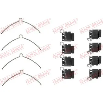 Kit d'accessoires, plaquette de frein à disque QUICK BRAKE 109-1622