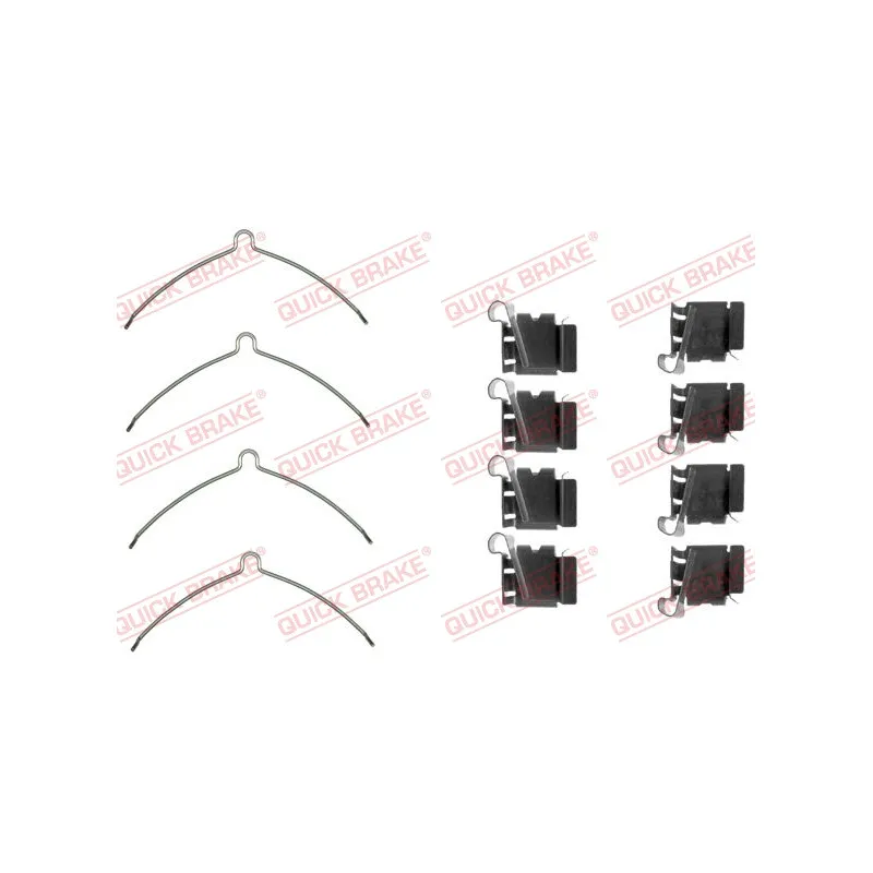 Kit d'accessoires, plaquette de frein à disque QUICK BRAKE 109-1622