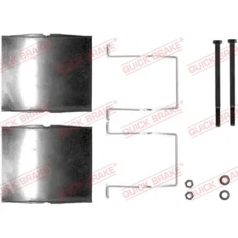 Kit d'accessoires, plaquette de frein à disque QUICK BRAKE 109-1623