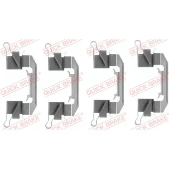 Kit d'accessoires, plaquette de frein à disque QUICK BRAKE 109-1626