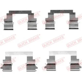 Kit d'accessoires, plaquette de frein à disque QUICK BRAKE 109-1627