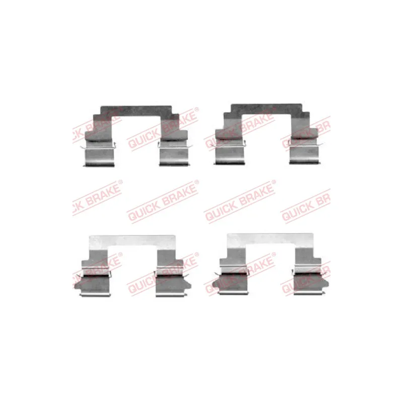 Kit d'accessoires, plaquette de frein à disque QUICK BRAKE 109-1627