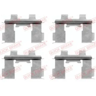 Kit d'accessoires, plaquette de frein à disque QUICK BRAKE 109-1630