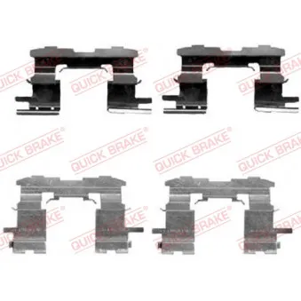 Kit d'accessoires, plaquette de frein à disque QUICK BRAKE 109-1631