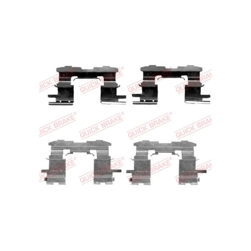 Kit d'accessoires, plaquette de frein à disque QUICK BRAKE 109-1631