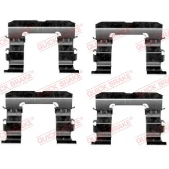 Kit d'accessoires, plaquette de frein à disque QUICK BRAKE 109-1632