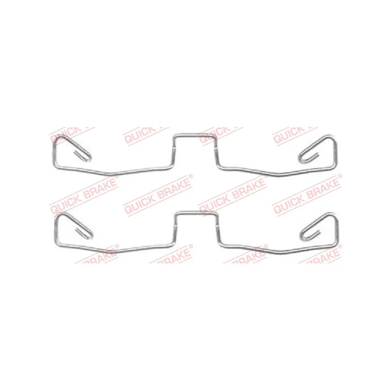 Kit d'accessoires, plaquette de frein à disque QUICK BRAKE 109-1633