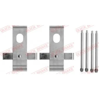 Kit d'accessoires, plaquette de frein à disque QUICK BRAKE 109-1634