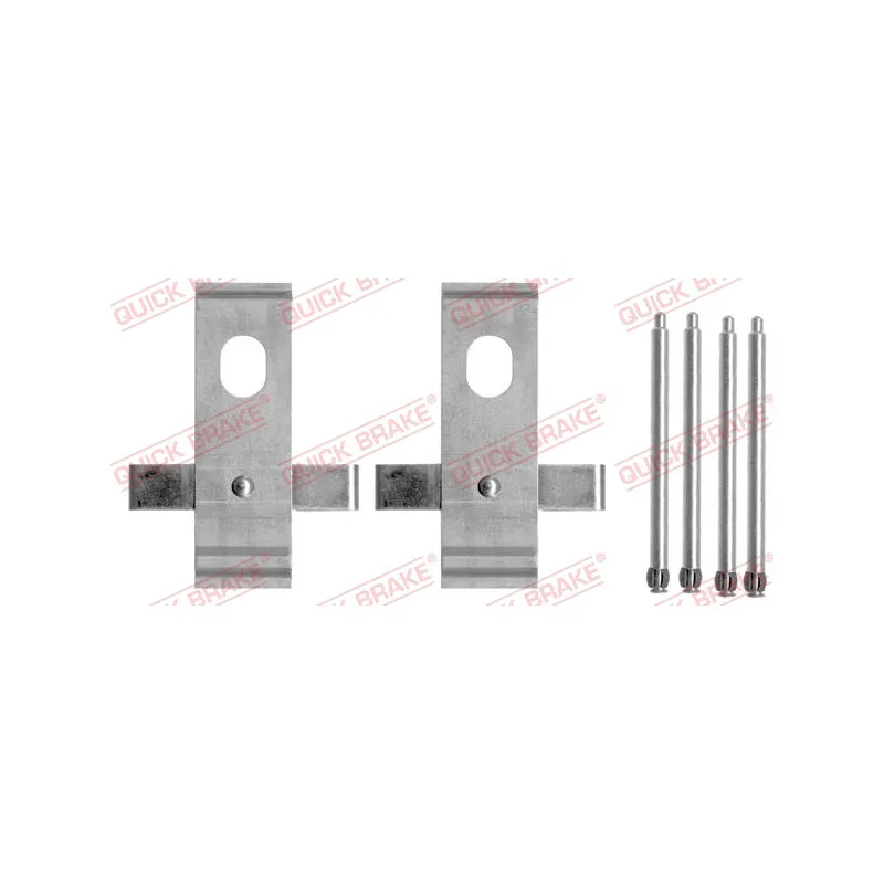 Kit d'accessoires, plaquette de frein à disque QUICK BRAKE 109-1634