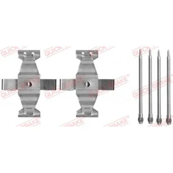 Kit d'accessoires, plaquette de frein à disque QUICK BRAKE 109-1636