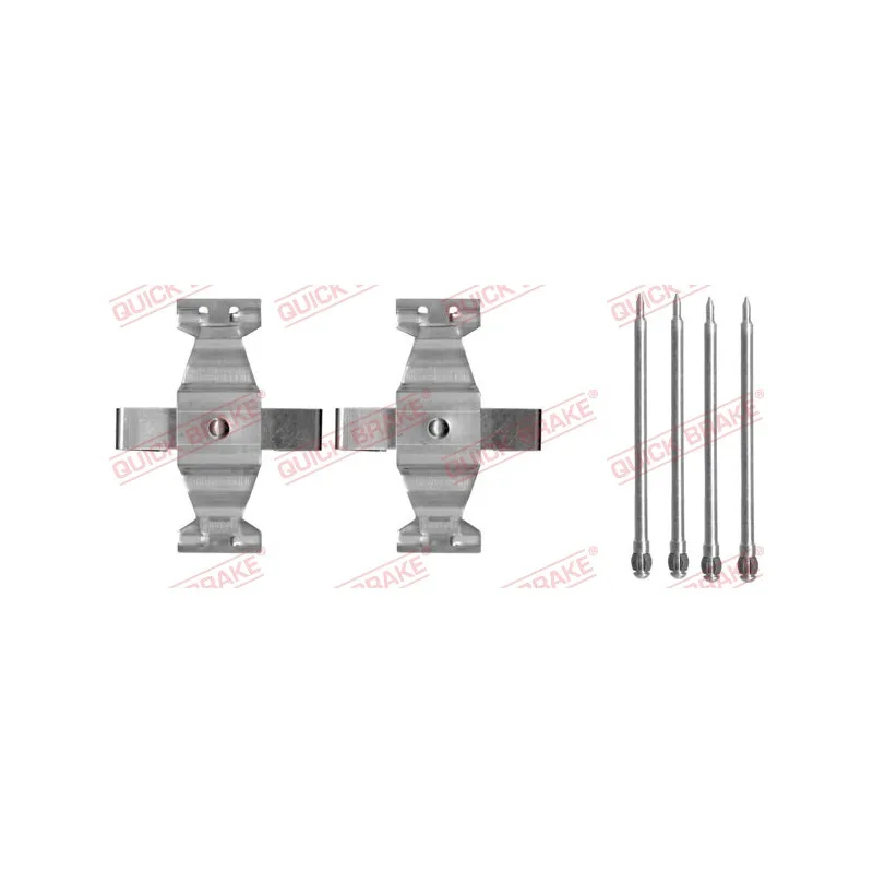 Kit d'accessoires, plaquette de frein à disque QUICK BRAKE 109-1636