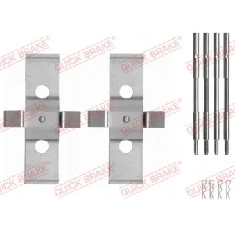 Kit d'accessoires, plaquette de frein à disque QUICK BRAKE 109-1637