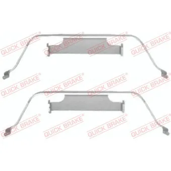 Kit d'accessoires, plaquette de frein à disque QUICK BRAKE 109-1638