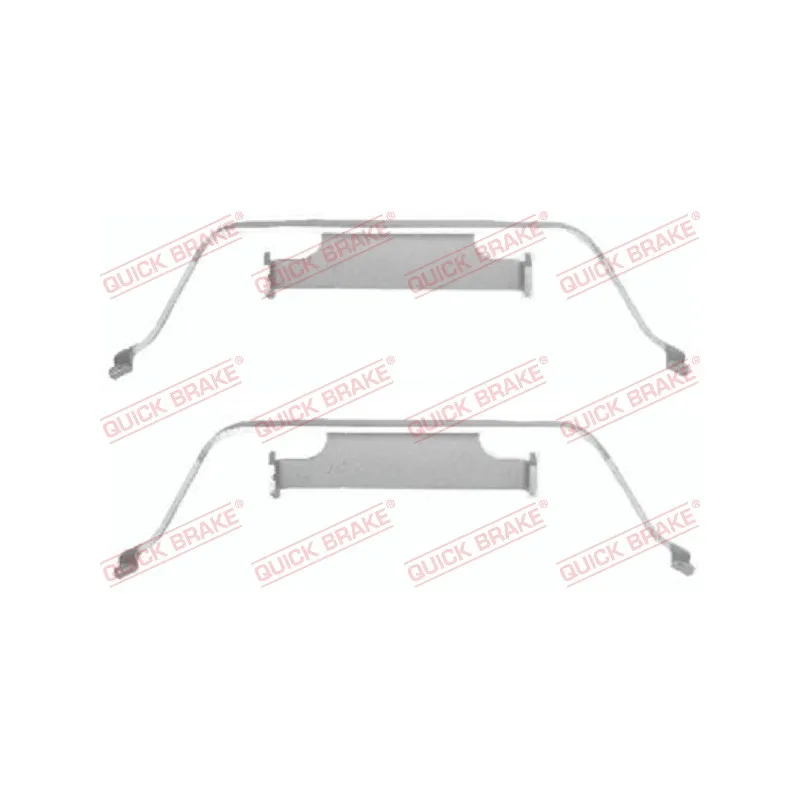 Kit d'accessoires, plaquette de frein à disque QUICK BRAKE 109-1638