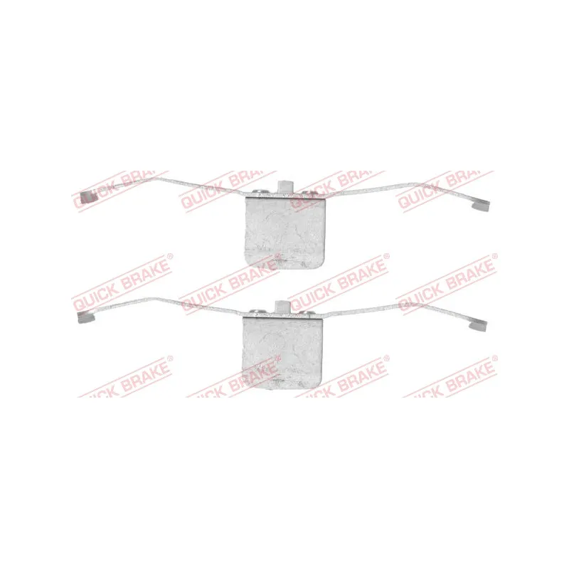 Kit d'accessoires, plaquette de frein à disque QUICK BRAKE 109-1639