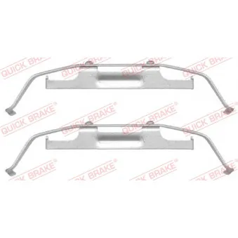 Kit d'accessoires, plaquette de frein à disque QUICK BRAKE