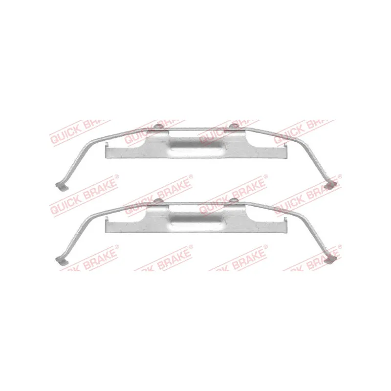 Kit d'accessoires, plaquette de frein à disque QUICK BRAKE 109-1642