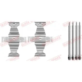 Kit d'accessoires, plaquette de frein à disque QUICK BRAKE 109-1643