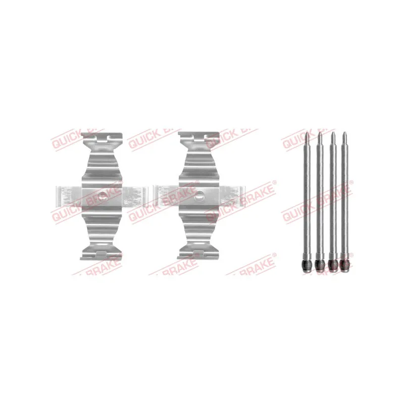 Kit d'accessoires, plaquette de frein à disque QUICK BRAKE 109-1643