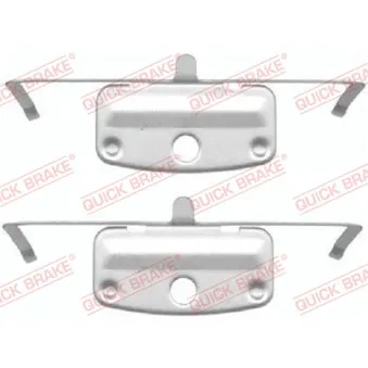 Kit d'accessoires, plaquette de frein à disque QUICK BRAKE 109-1644
