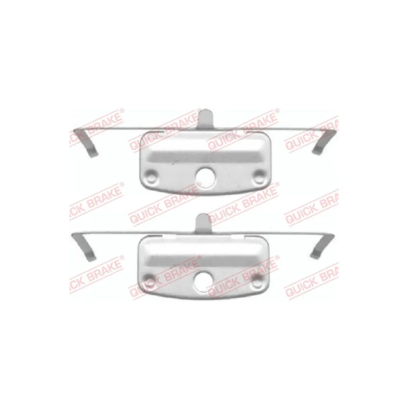 Kit d'accessoires, plaquette de frein à disque QUICK BRAKE 109-1644