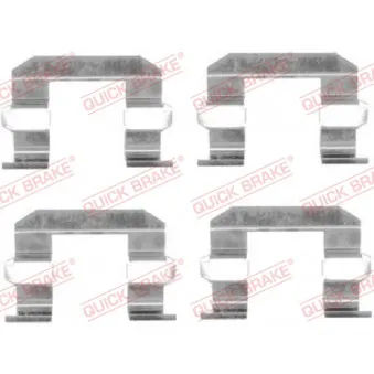 Kit d'accessoires, plaquette de frein à disque QUICK BRAKE 109-1645