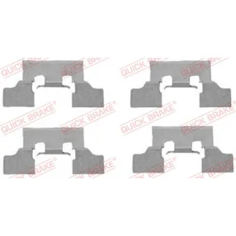 Kit d'accessoires, plaquette de frein à disque QUICK BRAKE 109-1647