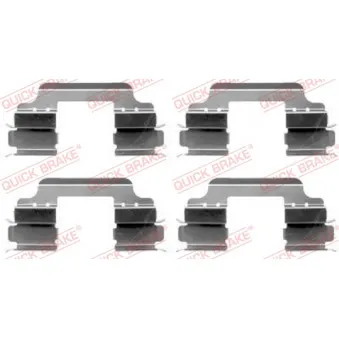 Kit d'accessoires, plaquette de frein à disque QUICK BRAKE 109-1648