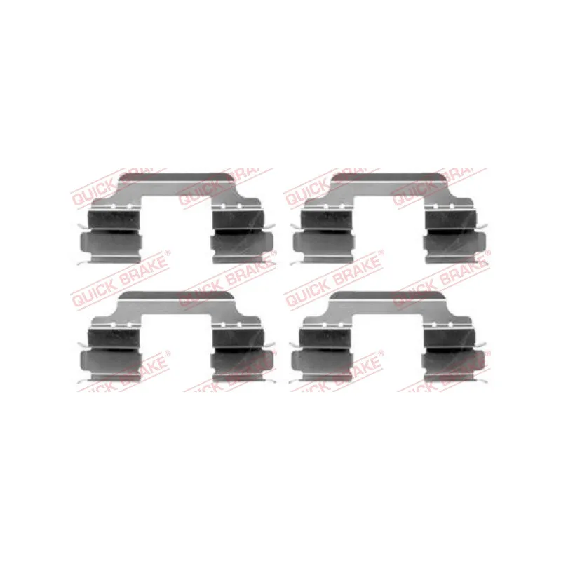 Kit d'accessoires, plaquette de frein à disque QUICK BRAKE 109-1648