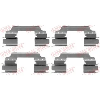 Kit d'accessoires, plaquette de frein à disque QUICK BRAKE 109-1649