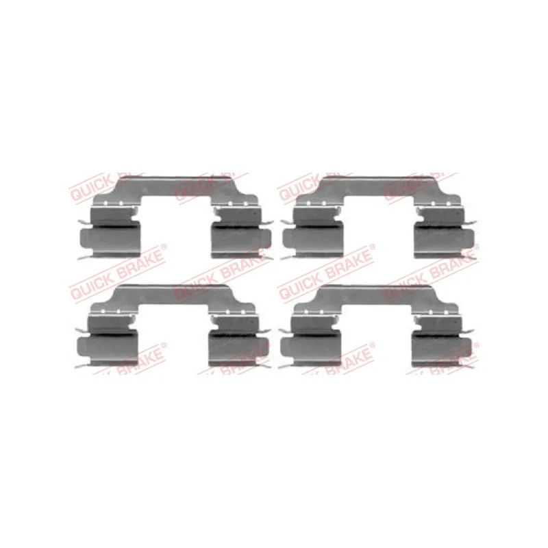 Kit d'accessoires, plaquette de frein à disque QUICK BRAKE 109-1649