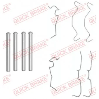 Kit d'accessoires, plaquette de frein à disque QUICK BRAKE 109-1650